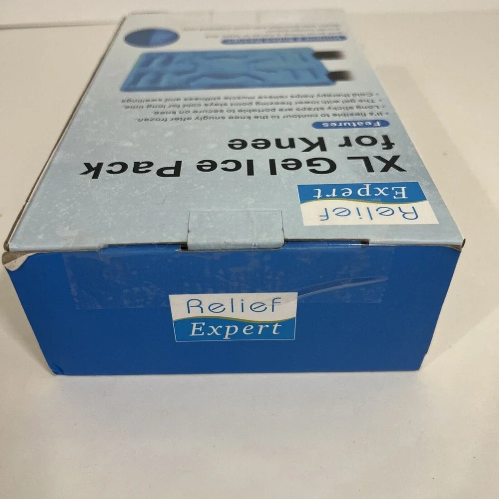Relief Expert XL Knee Ice Pack‎ Wrap Entire Knee , Reusable, Durable , Post Op